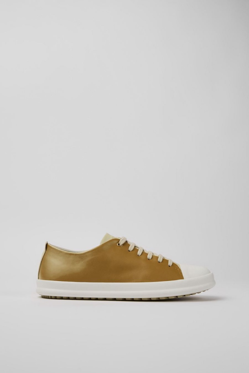 Zapatillas Camper Twins Hombre Beige | WTXQL-8451