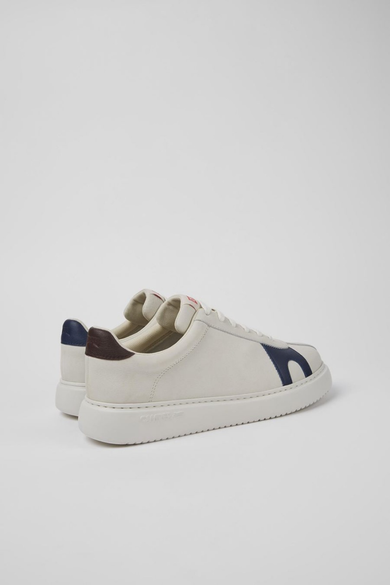 Zapatillas Camper Twins Non-dyed Cuero Hombre Blancas | BYGFL-9246