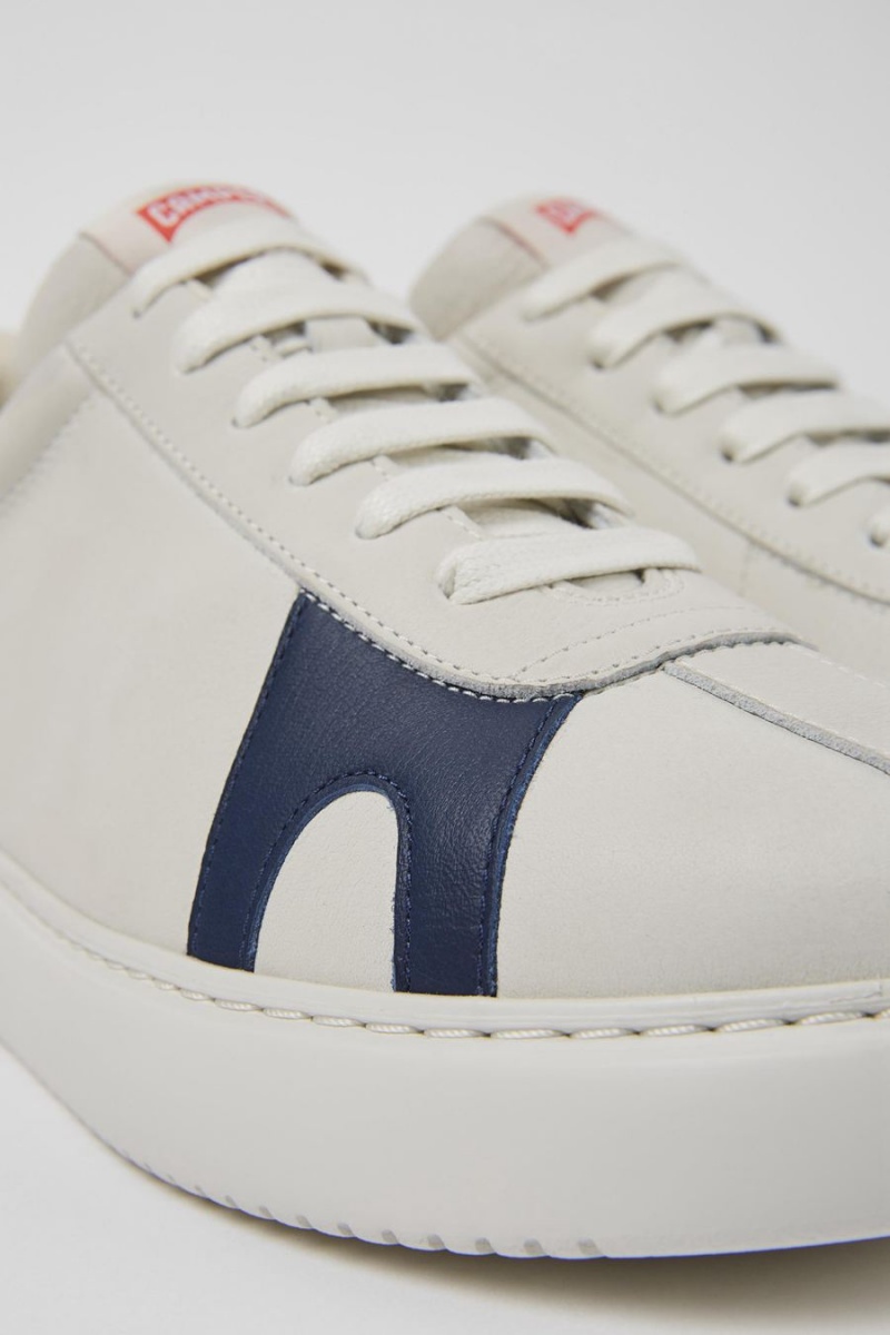 Zapatillas Camper Twins Non-dyed Cuero Hombre Blancas | BYGFL-9246