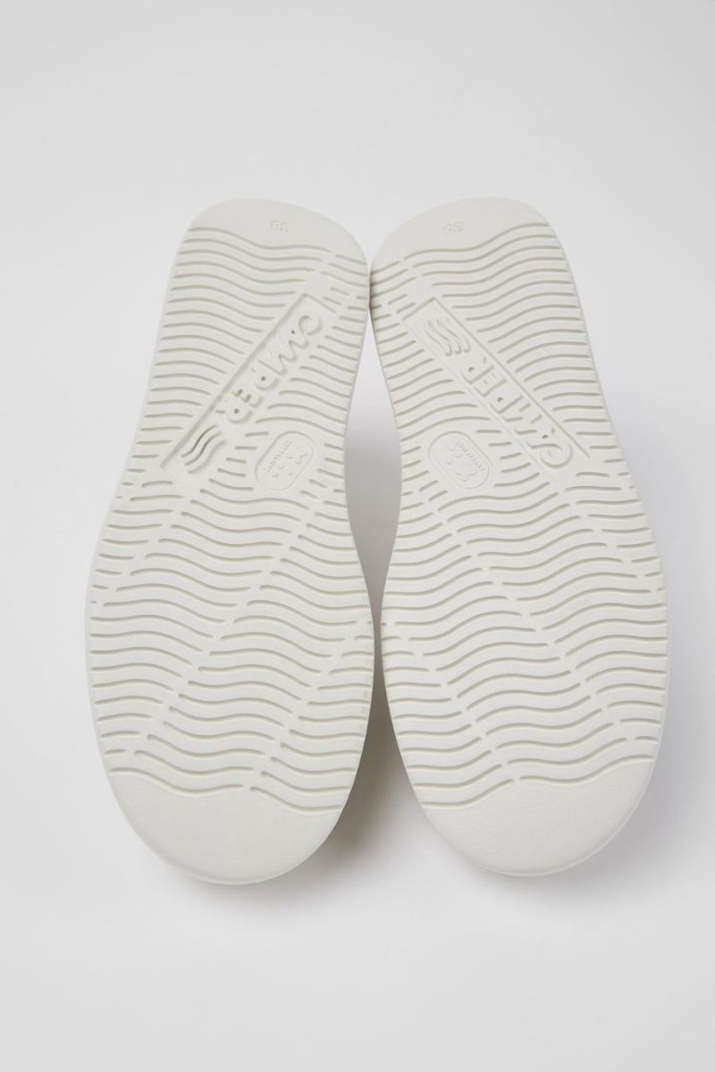 Zapatillas Camper Twins Nondyed Cuero Mujer Blancas | EBOKD-4795