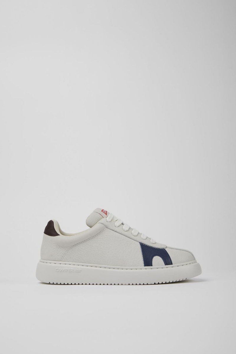 Zapatillas Camper Twins Nondyed Cuero Mujer Blancas | EBOKD-4795