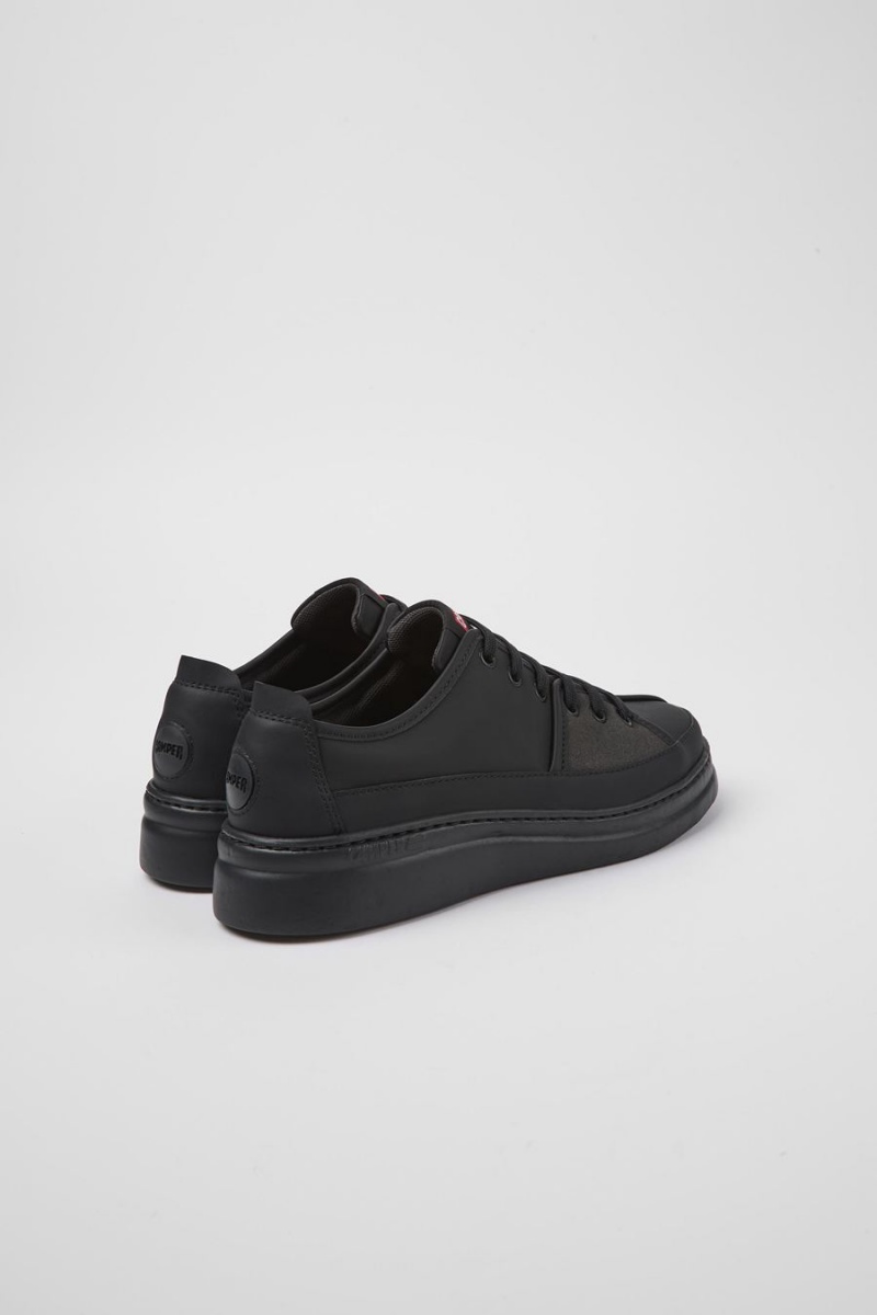Zapatillas Camper Twins Recycled Cuero Mujer Negras | VAKTE-3967