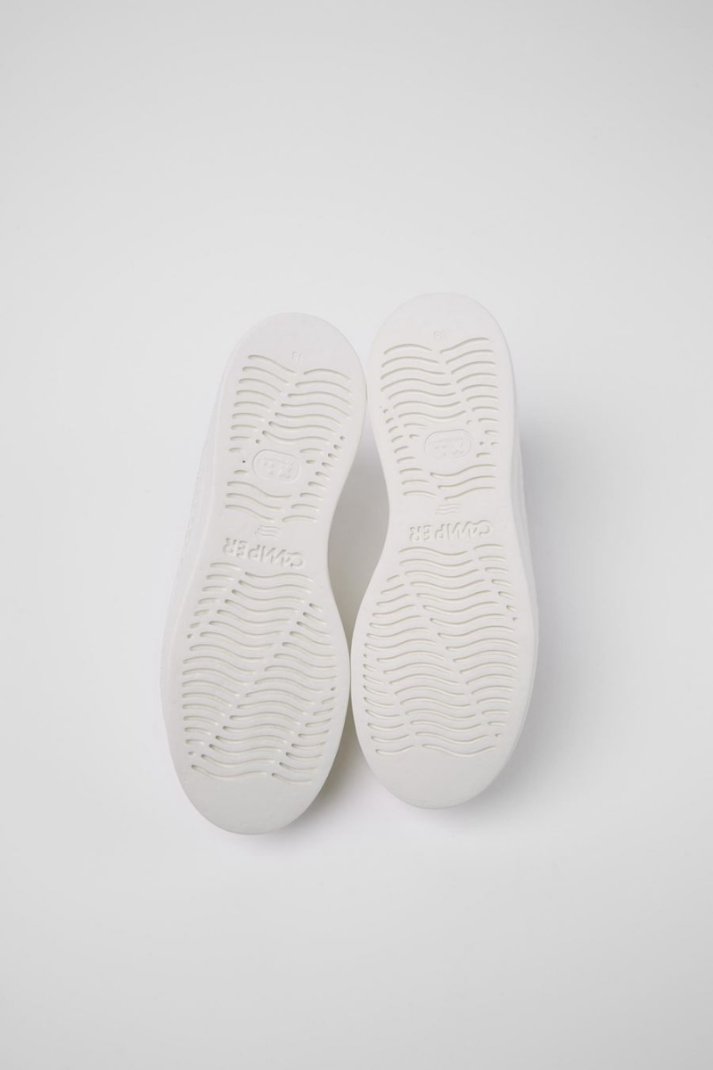Zapatillas Camper Twins Recycled Cuero Mujer Blancas | LQYEO-8462