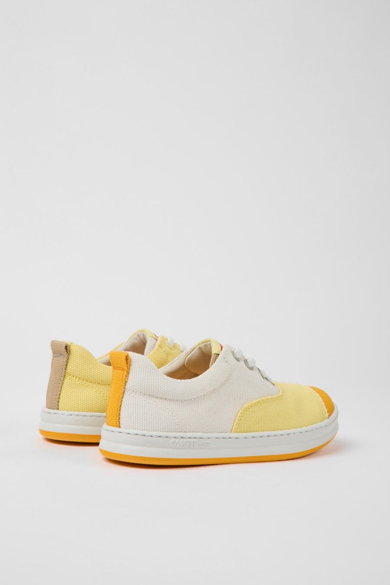 Zapatillas Camper Twins Textil Niño Amarillo | LFCIW-9704