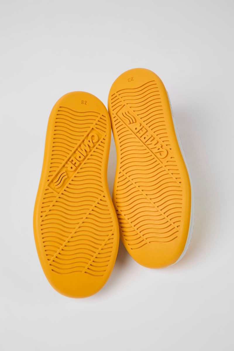 Zapatillas Camper Twins Textil Niño Amarillo | LFCIW-9704