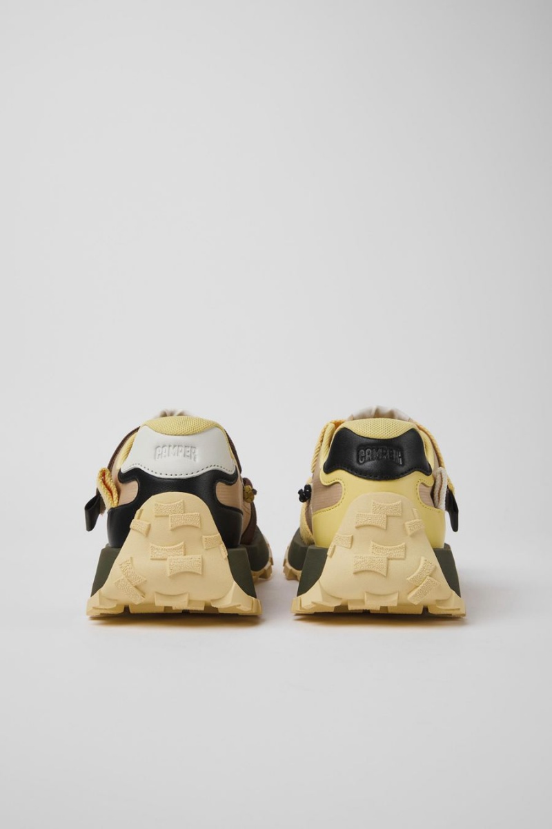 Zapatillas Camper Twins Textil Nubuck Hombre Amarillo | SEGDR-3612