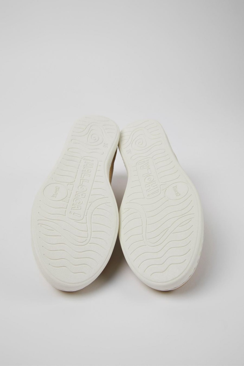 Zapatillas Camper Uno Mujer Beige | KVEQX-9876
