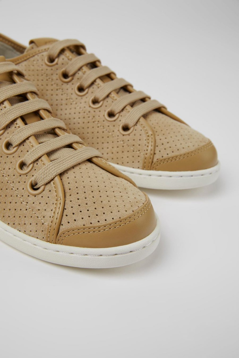 Zapatillas Camper Uno Mujer Beige | KVEQX-9876