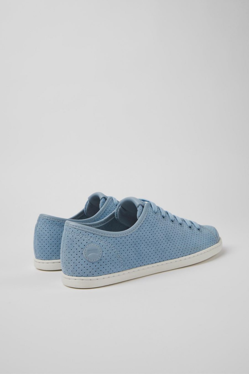 Zapatillas Camper Uno Nubuck Cuero Mujer Azules | NERDK-4673
