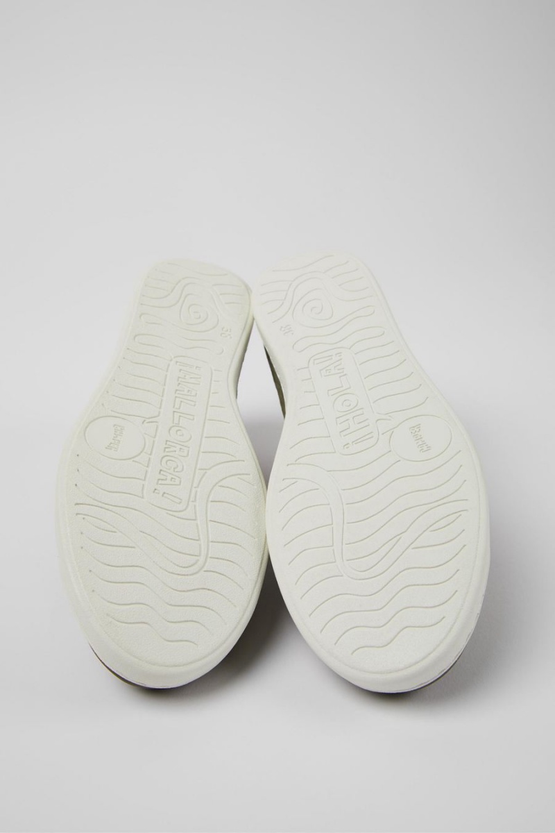 Zapatillas Camper Uno Nubuck Cuero Mujer Verde | WCFOK-5061