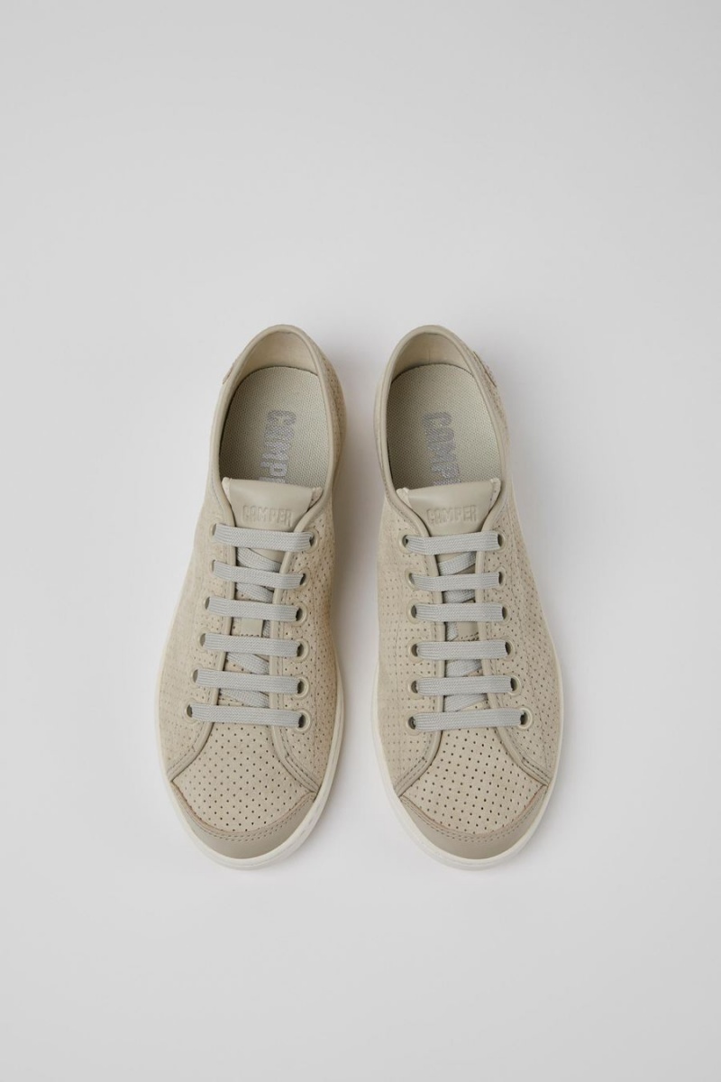Zapatillas Camper Uno Nubuck Cuero Mujer Gris | ZAPME-7981