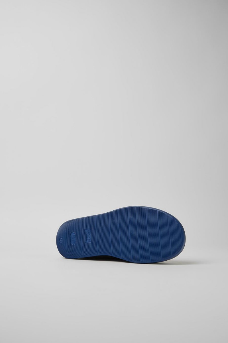 Zapatillas Camper Wagon Nubuck Hombre Azules | IHGUD-1743