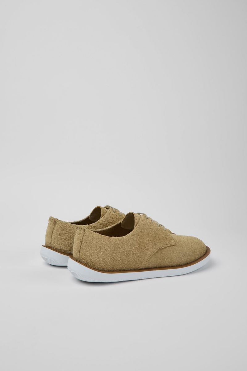 Zapatillas Camper Wagon Nubuck Hombre Beige | SLZNP-0289