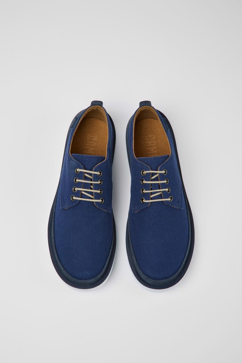 Zapatillas Camper Wagon Textil Nubuck Hombre Azules | CRDTZ-1452