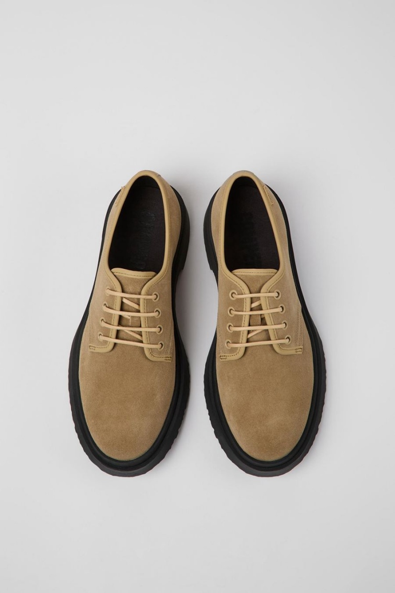Zapatillas Camper Walden Cuero Hombre Beige | VFIGW-2704