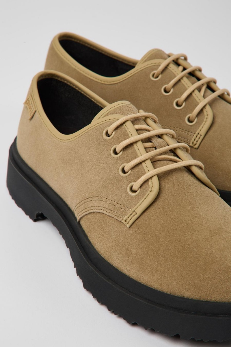 Zapatillas Camper Walden Cuero Hombre Beige | VFIGW-2704