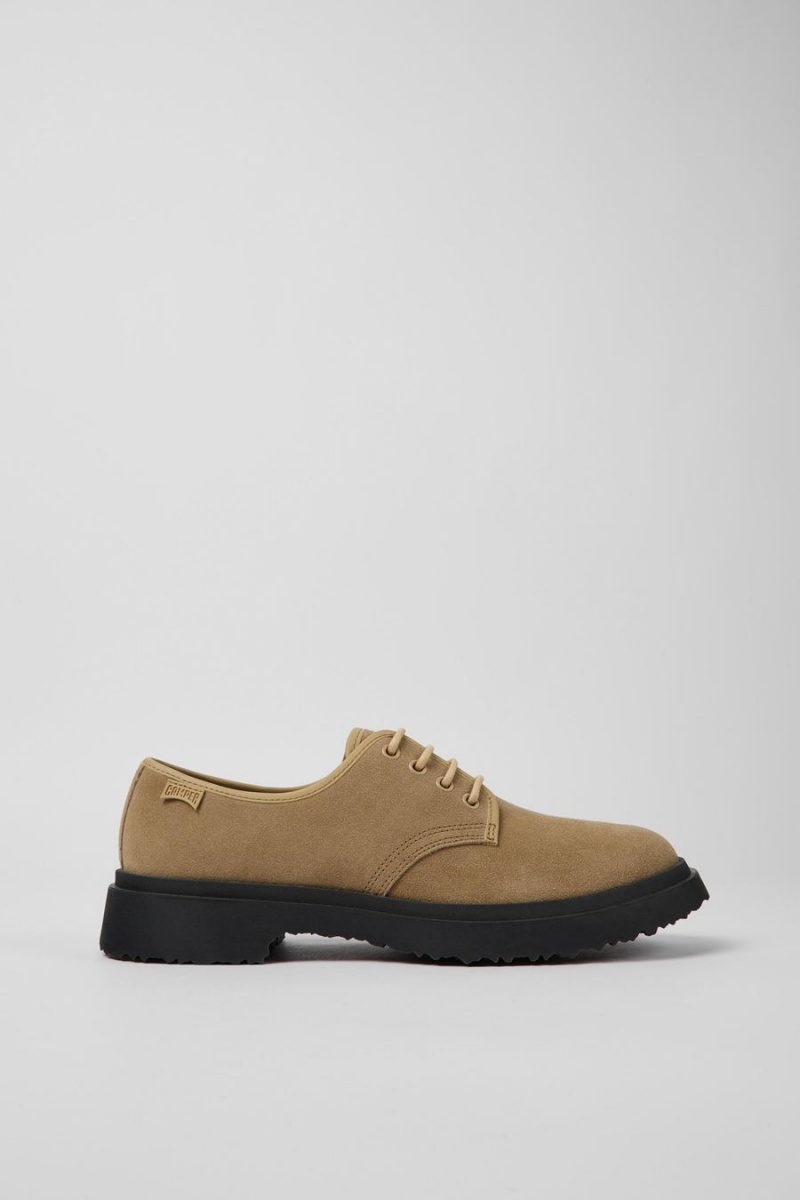 Zapatillas Camper Walden Cuero Hombre Beige | VFIGW-2704