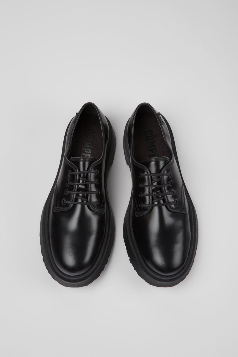 Zapatillas Camper Walden Cuero Hombre Negras | CTBQA-3018