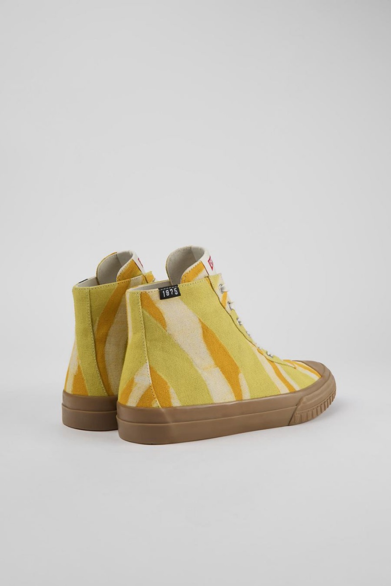 Zapatillas Camper X Efi Organic Algodon Hombre Amarillo | VFBZO-8072