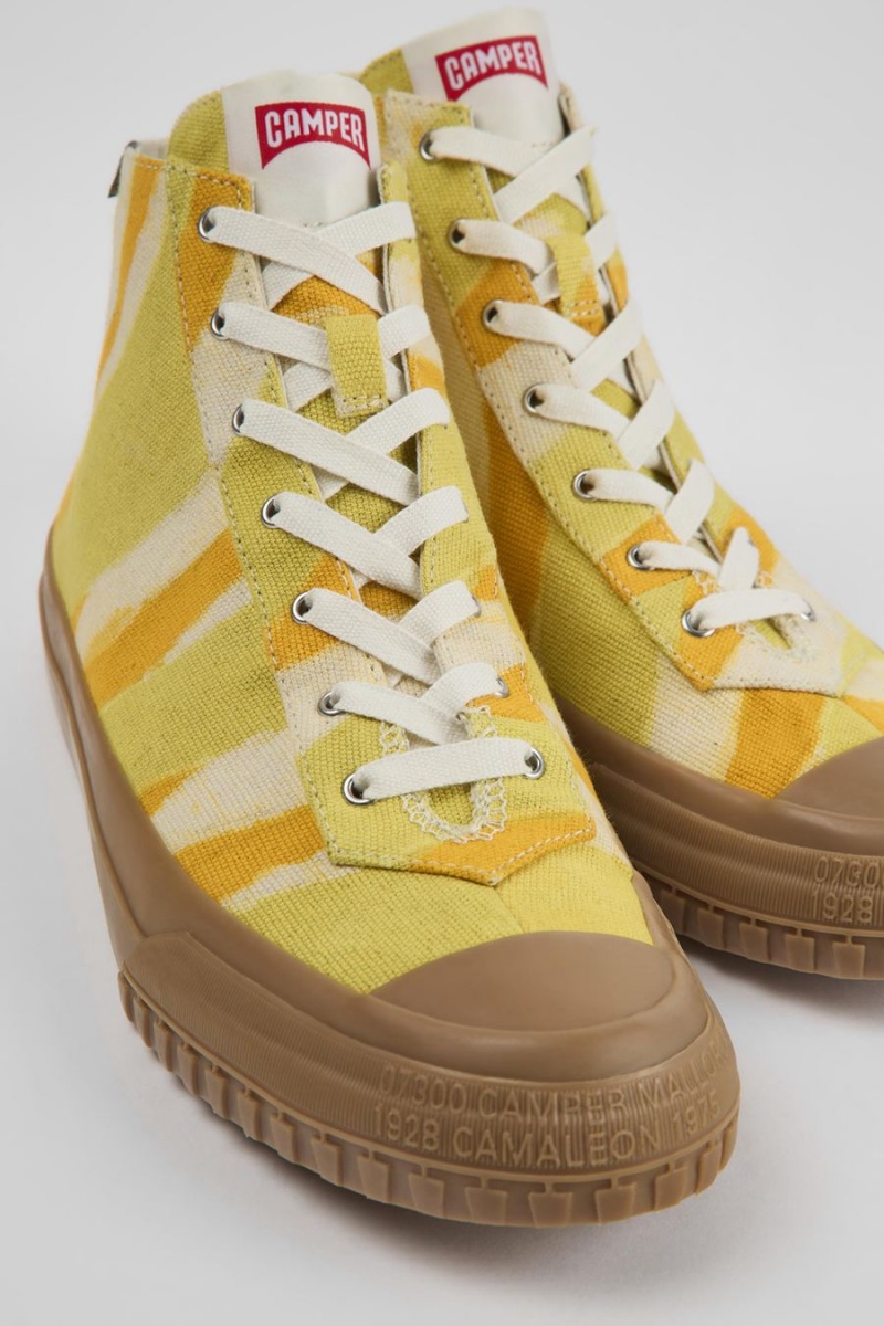Zapatillas Camper X Efi Organic Algodon Hombre Amarillo | VFBZO-8072