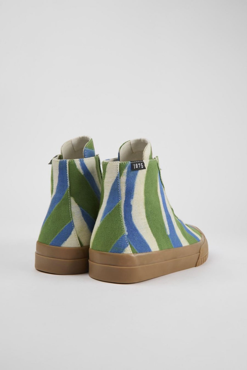 Zapatillas Camper X Efi Organic Algodon Mujer Verde | XPOEA-3261