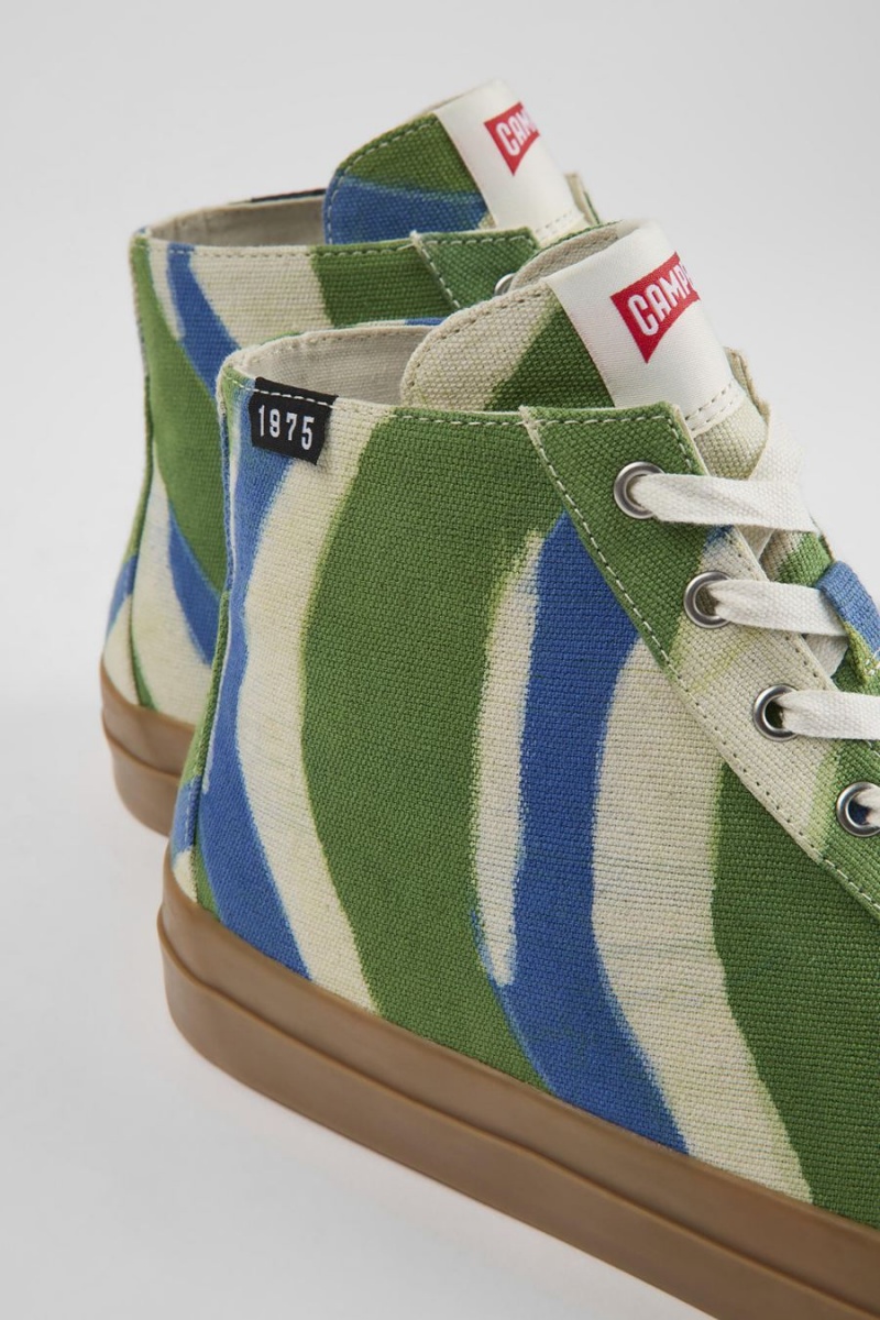 Zapatillas Camper X Efi Organic Algodon Mujer Verde | XPOEA-3261