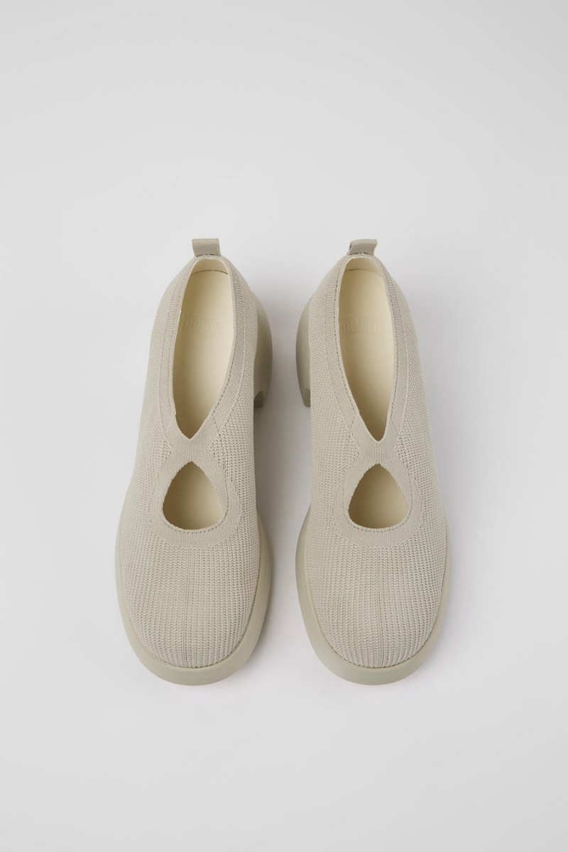 Zapatos Cuña Camper Thelma Onepiece Knit Mujer Gris | EKTPH-4608