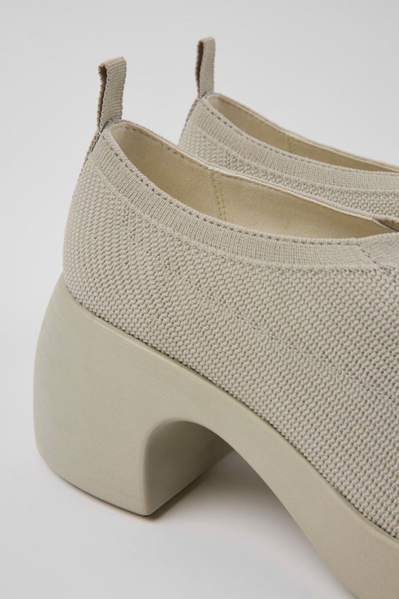 Zapatos Cuña Camper Thelma Onepiece Knit Mujer Gris | EKTPH-4608