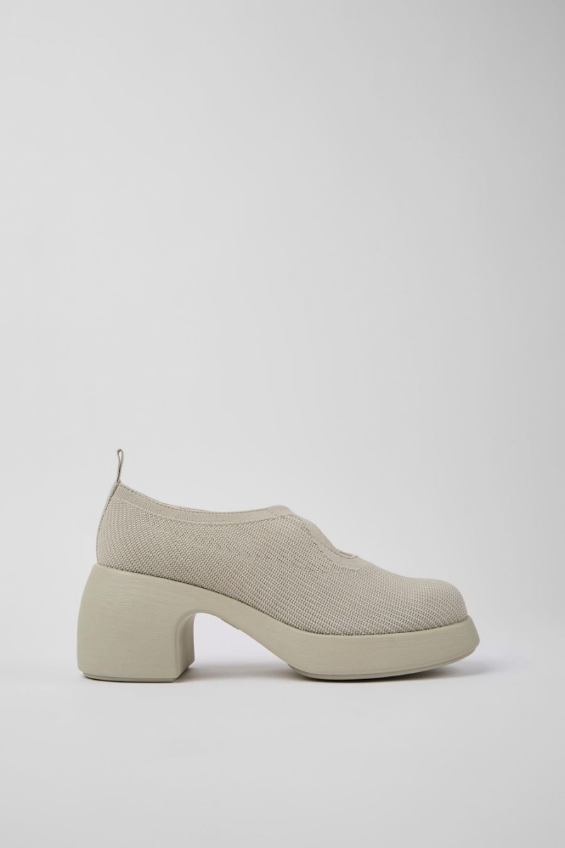 Zapatos Cuña Camper Thelma Onepiece Knit Mujer Gris | EKTPH-4608